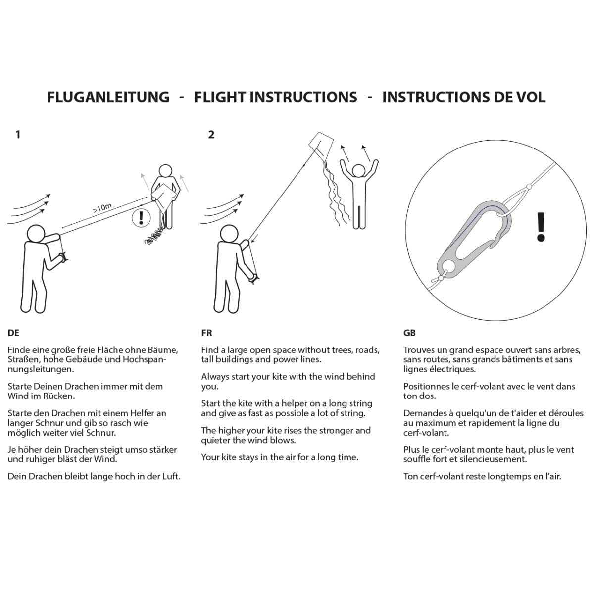 CIM Einleiner-Drachen - Happy Eddy Blue - für Kinder ab 3 Jahren - Abmessung: 67x70cm - inkl. 80m Drachenschnur und Schleifenschwanz